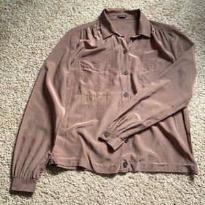 CLUB MONACO 100% SILK BLOUSE